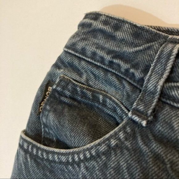 VTG Bongo Jeans Faded Black High Rise Size 7 - Picture 13 of 14